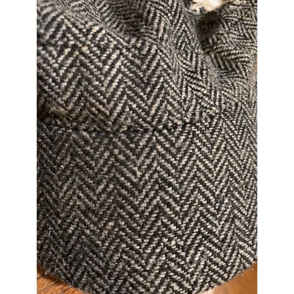 Women Polo Hat Men Authentic Goods U.S. Assn. Gray Tweed Breton Superior Quality - Picture 9 of 9